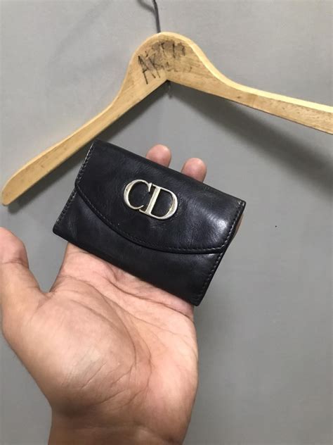 dior travel key pouch|christian dior keychain wallet.